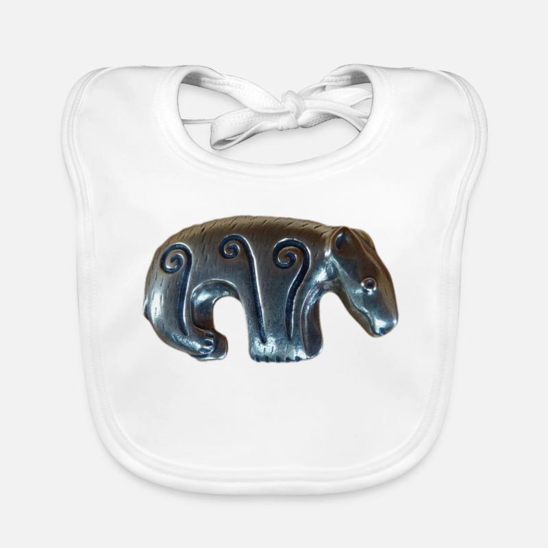 Kalevala silver bear Organic Baby Bibs