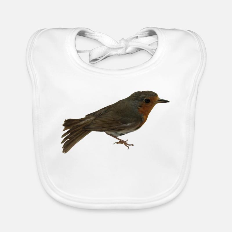 Rotkehlchen Baby Bio-Lätzchen