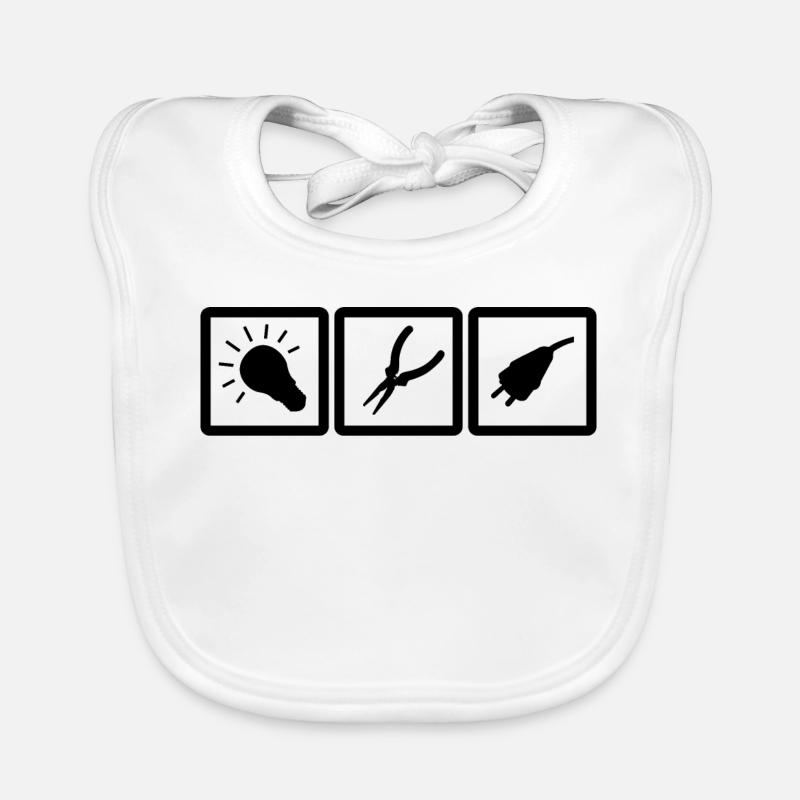Electrical Engineering Symbols Organic Baby Bibs