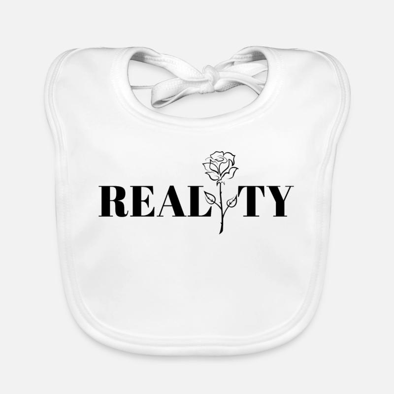 Cooles Design, Realität. Baby Bio-Lätzchen