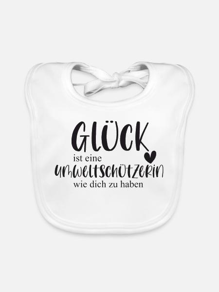 Umweltschützerin Ehrenamt Umwelt Geschenk - Baby Bio-Lätzchen - Weiß - Vorne