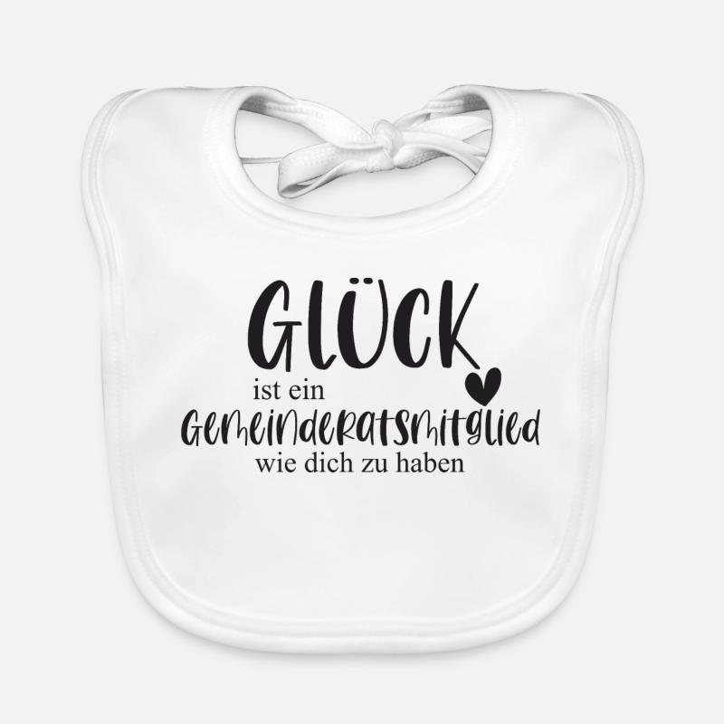 Gemeinderatsmitglied Ehrenamt Gemeinde Geschenk Baby Bio-Lätzchen
