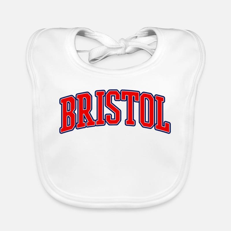 Logo du nœud Varsity de Bristol Bavoir bio Bébé