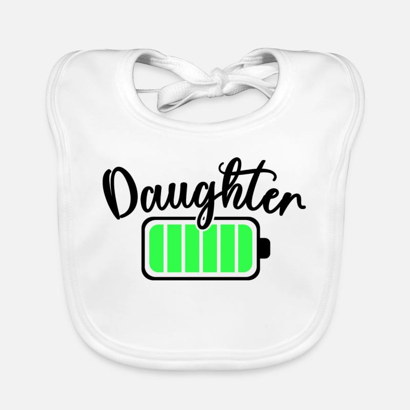 Neon-Balken-Equalizer-Muster Baby Bio-Lätzchen