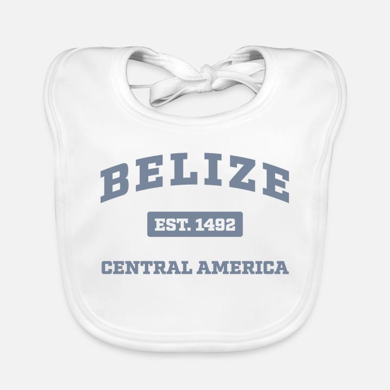 Belize Amérique centrale Est. 1492 Bavoir bio Bébé