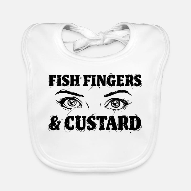 Fish Fingers Organic Baby Bibs