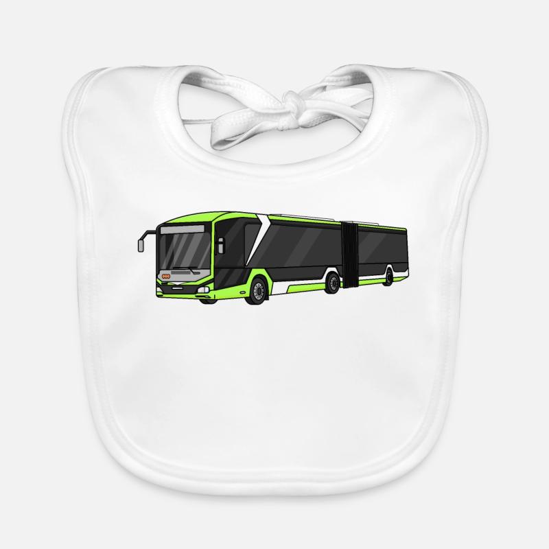 Bus, school bus, bus driver Organic Baby Bibs
