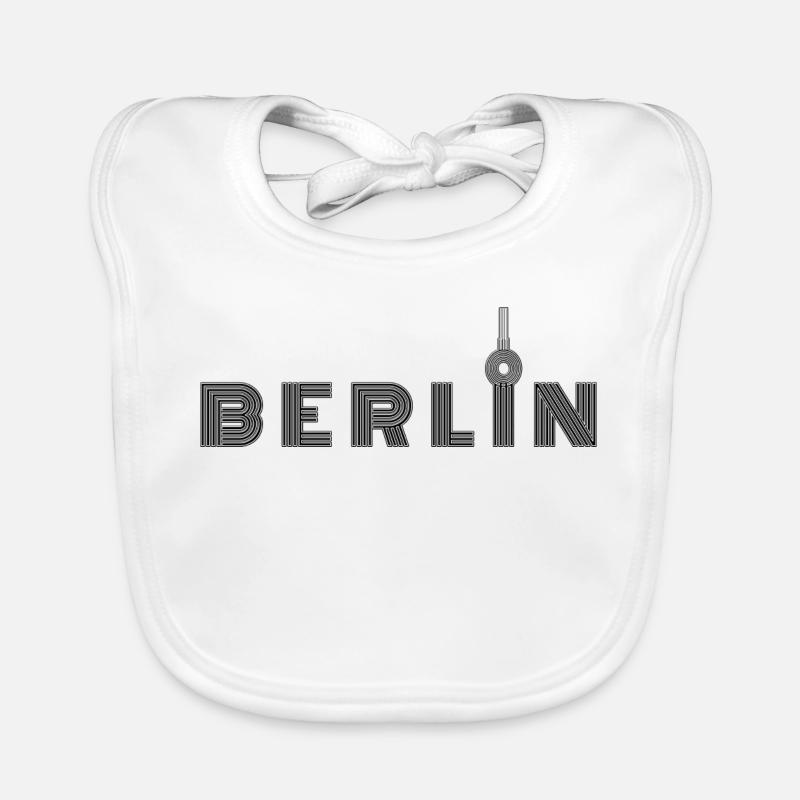 Berlin Berlin - Capitale de l’Allemagne Bavoir bio Bébé