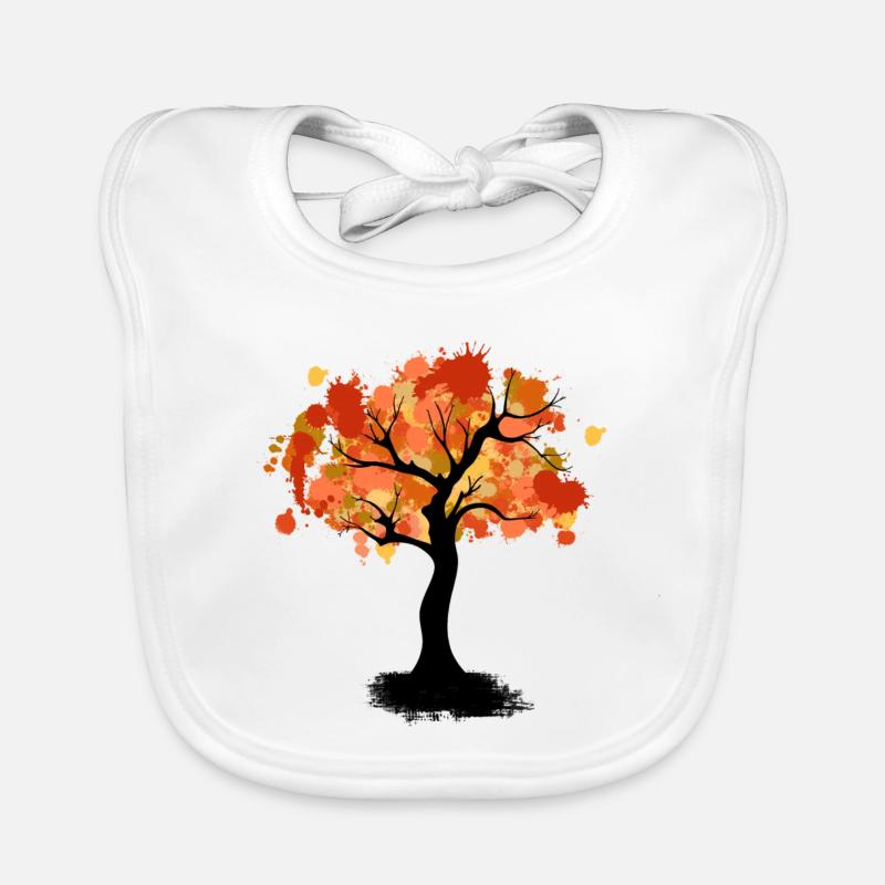 Herbstbaum Baby Bio-Lätzchen