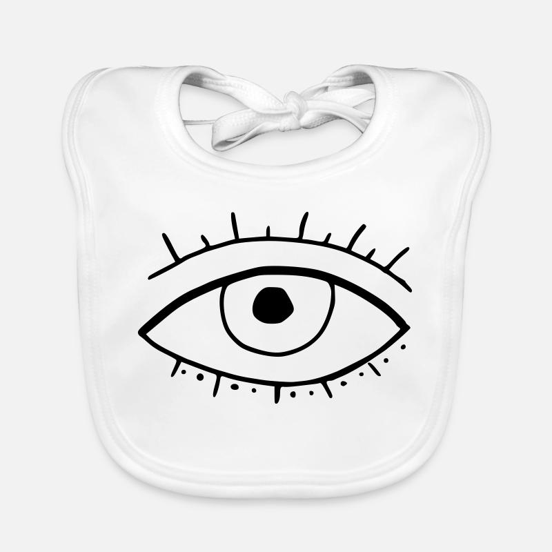 Oeil Bavoir bio Bébé