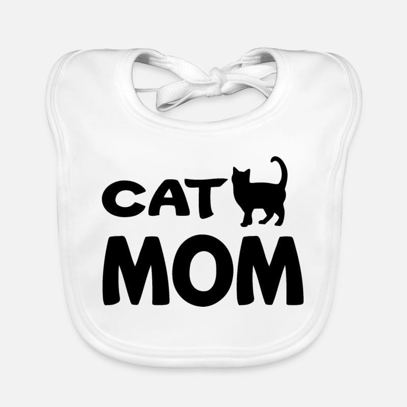 Cat Mom Bavoir bio Bébé