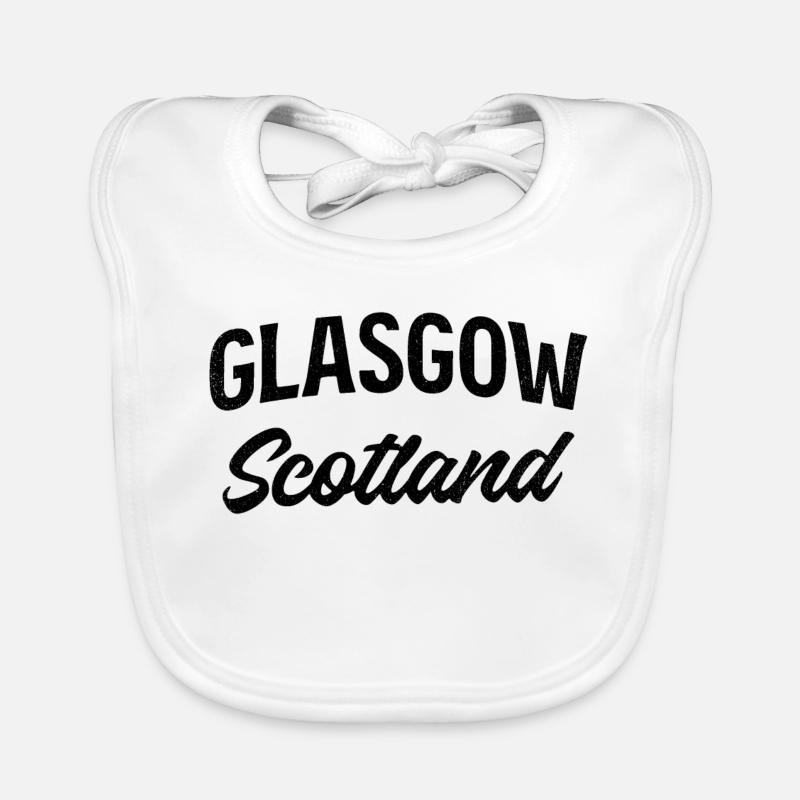 Glasgow Schottland Baby Bio-Lätzchen