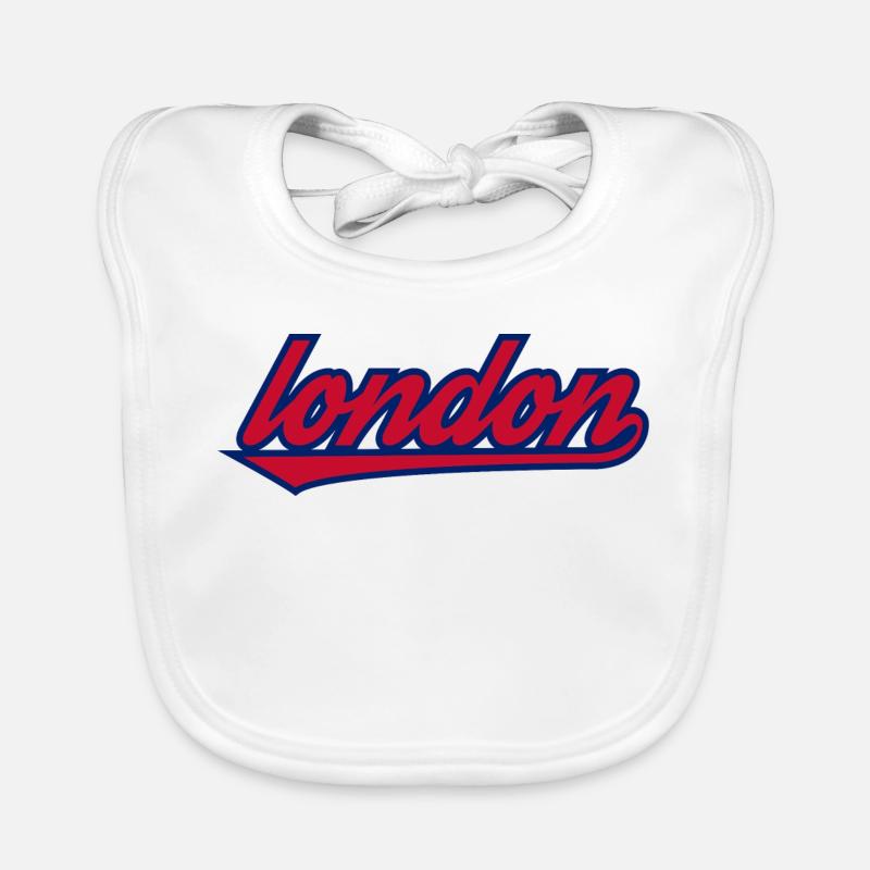 Sous-entendu rétro du script londonien Bavoir bio Bébé