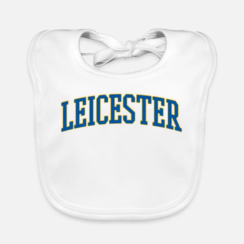 Mot de lycée Varsity de Leicester Bavoir bio Bébé