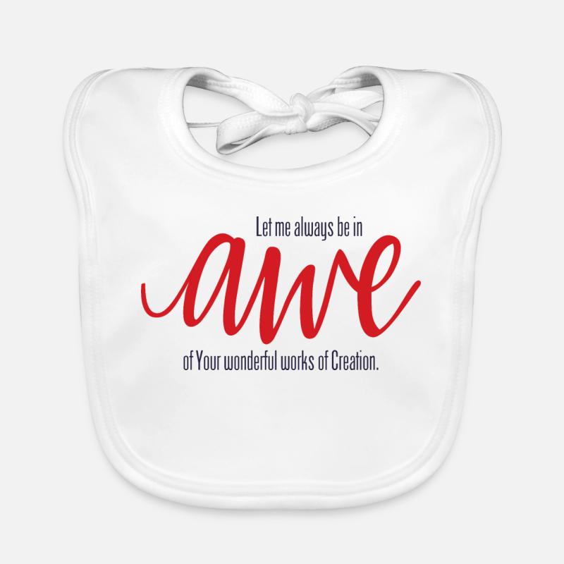 Ehrfurcht Baby Bio-Lätzchen