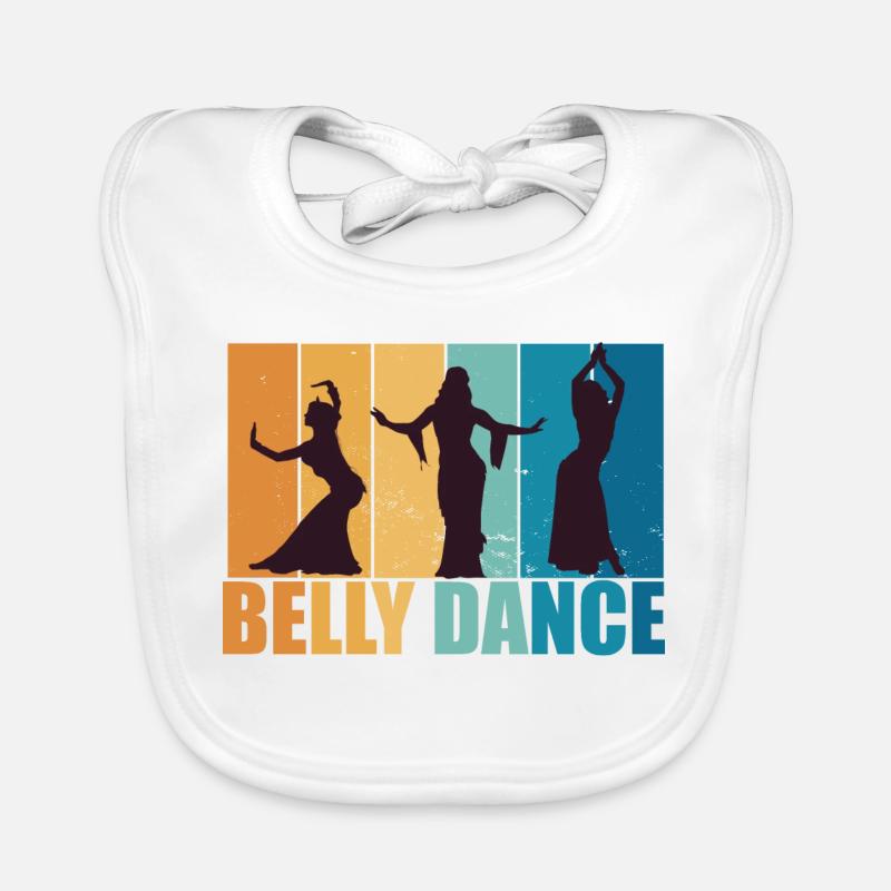 Danse du ventre Danseuse du ventre Vintage Danseur Cadeau Bavoir bio Bébé
