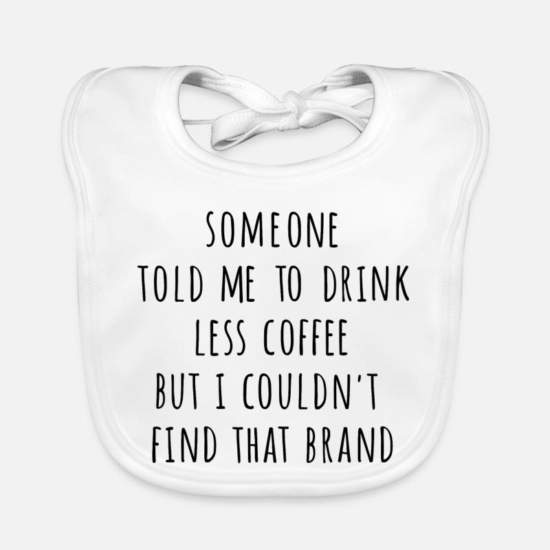 Moins de café Bavoir bio Bébé