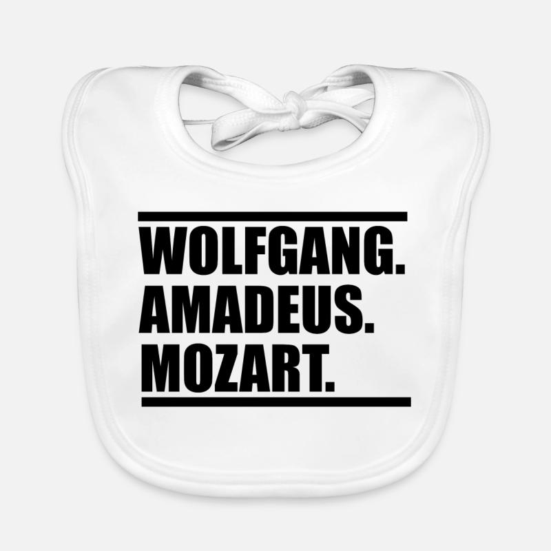 Wolfang Amadeus Mozart Baby Bio-Lätzchen