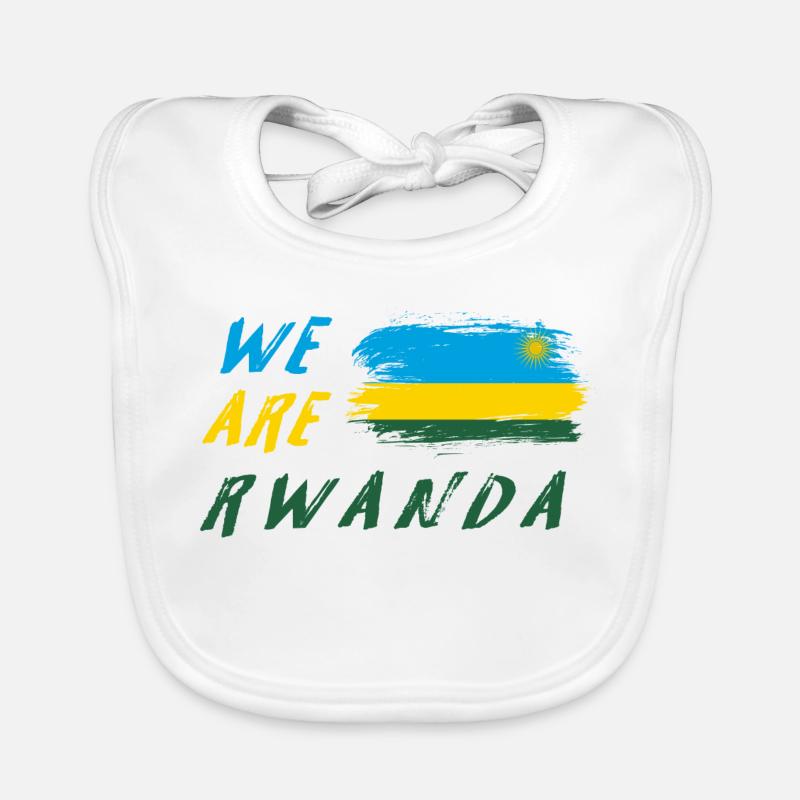 Nous sommes le Rwanda Bavoir bio Bébé