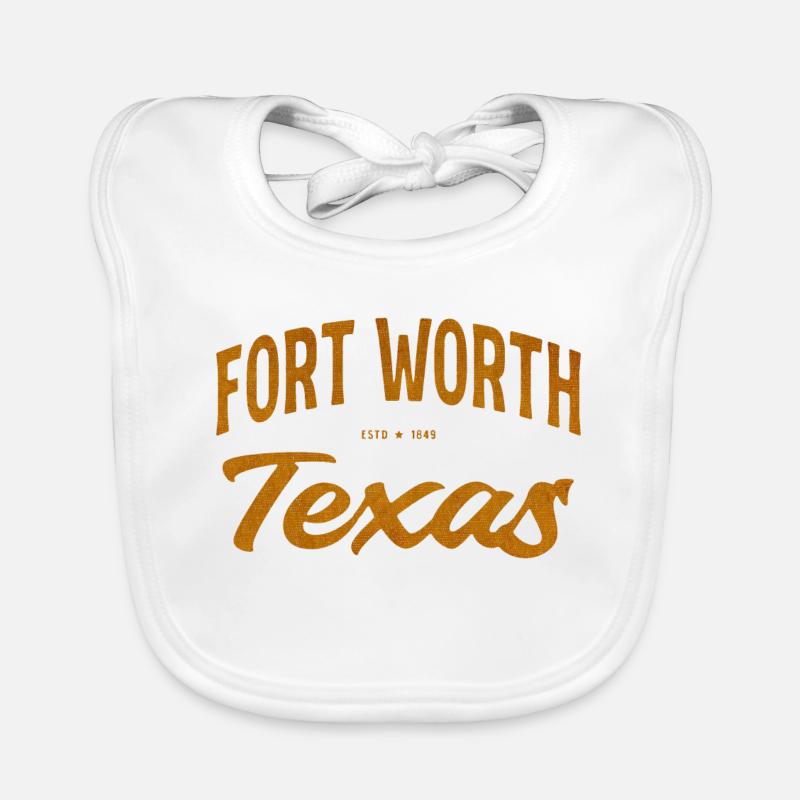 Vintage de Fort Worth, Texas Bavoir bio Bébé
