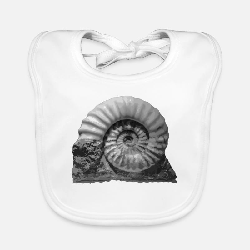 Ammonite Bavoir bio Bébé