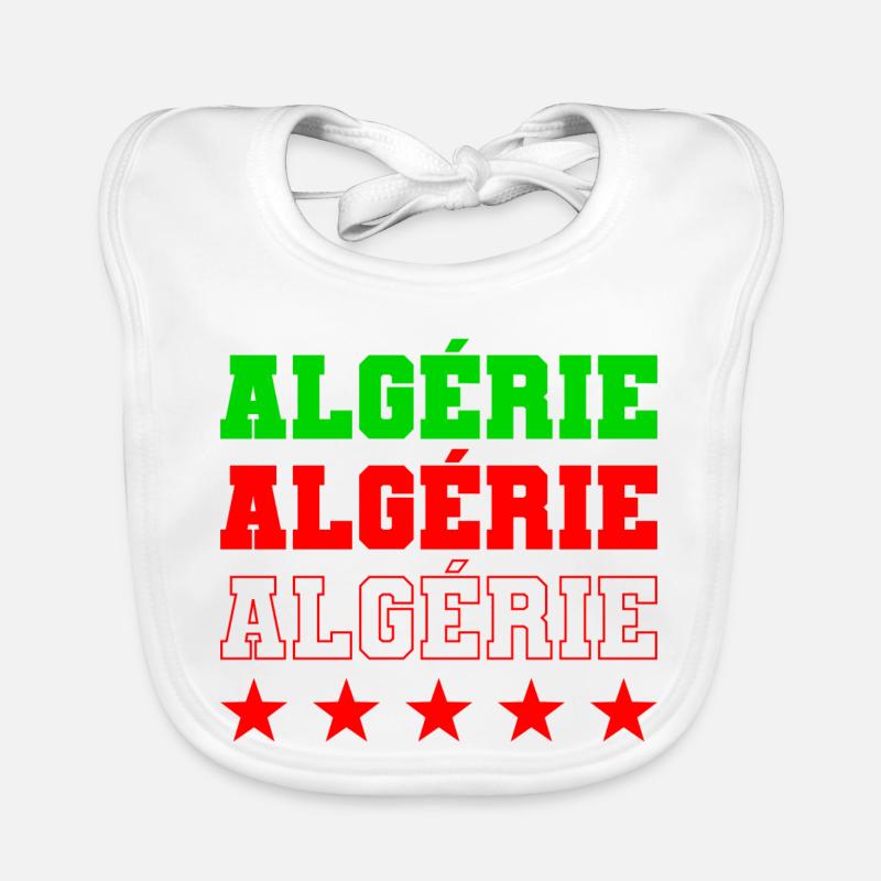 Algerien Trikolore Baby Bio-Lätzchen