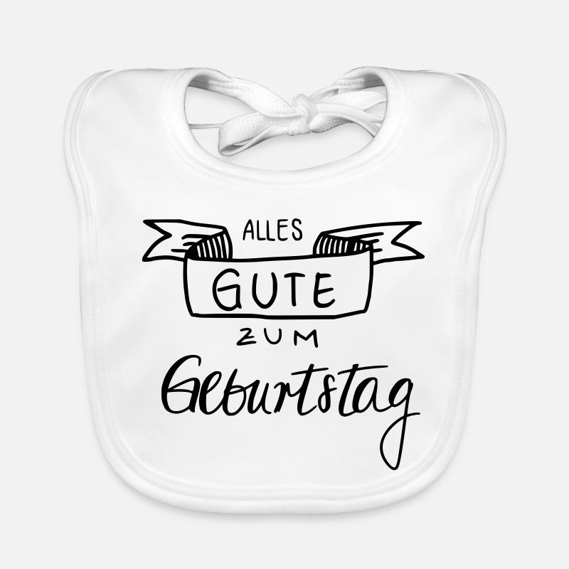 Alles Gute zum Geburtstag Baby Bio-Lätzchen