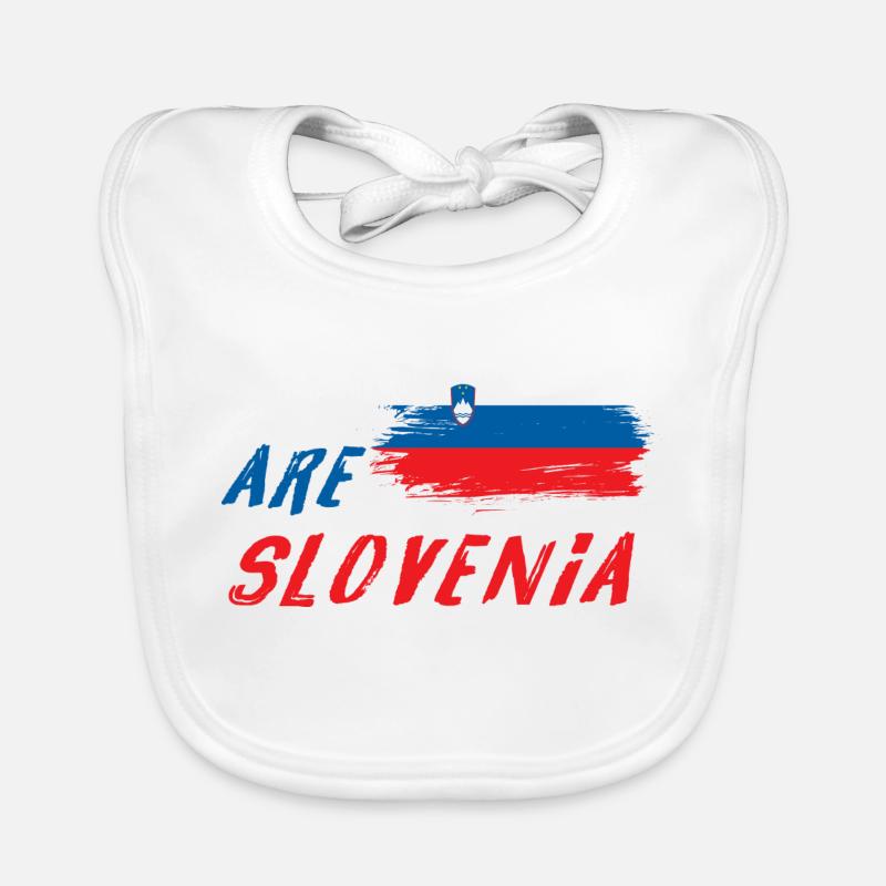Nous sommes la Slovénie Bavoir bio Bébé