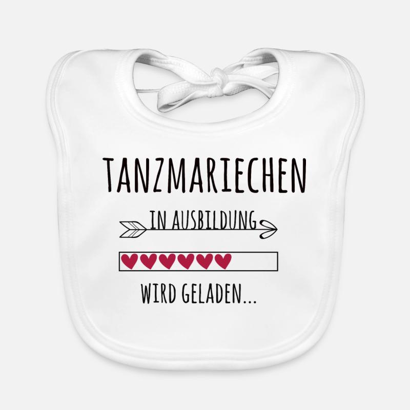 Tanzmariechen Garde Fasching Karneval Geschenk Baby Bio-Lätzchen