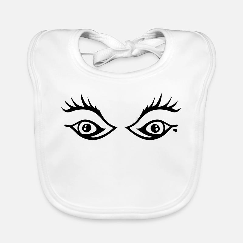 Augen Baby Bio-Lätzchen
