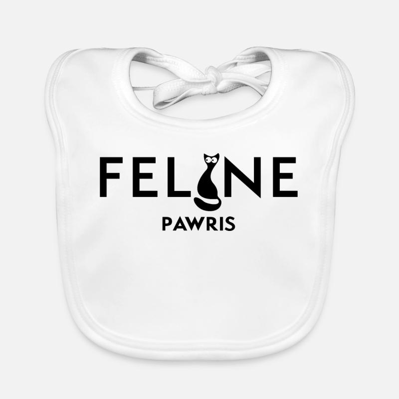 Feline Organic Baby Bibs