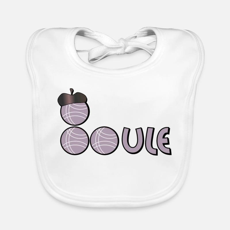 Boule petanque Organic Baby Bibs