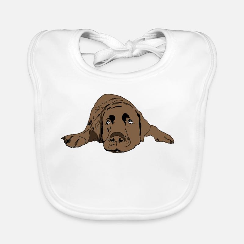 Labrador Bavoir bio Bébé
