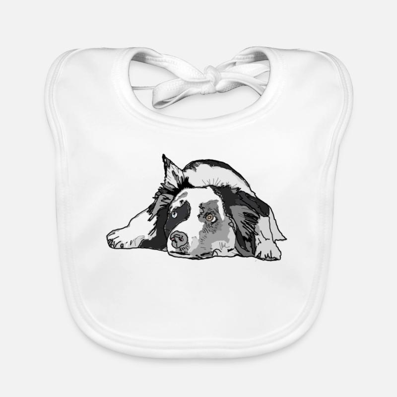 Australian Shepherd Baby Bio-Lätzchen