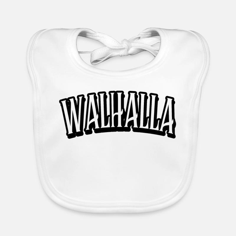 walhalla viking wikinger shirt Baby Bio-Lätzchen