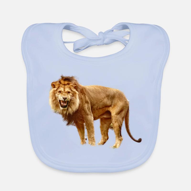 Lion Organic Baby Bibs