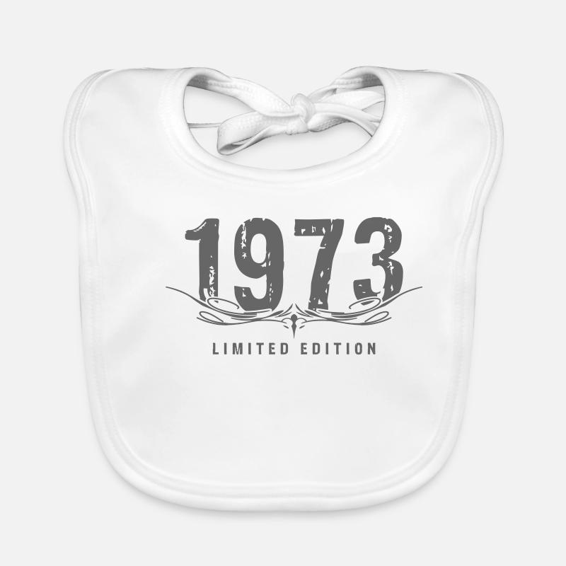1973 ÉDITION LIMITÉE décorée | Graphique vectoriel Bavoir bio Bébé
