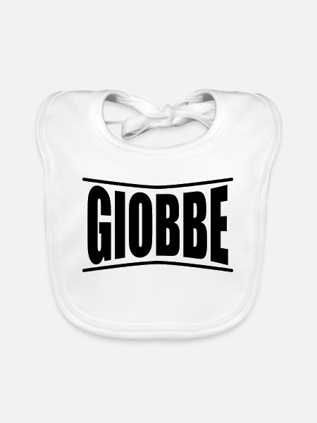 Giobbe T-Shirt Geschenkidee T-Shirt - Baby Bio-Lätzchen - Weiß - Vorne