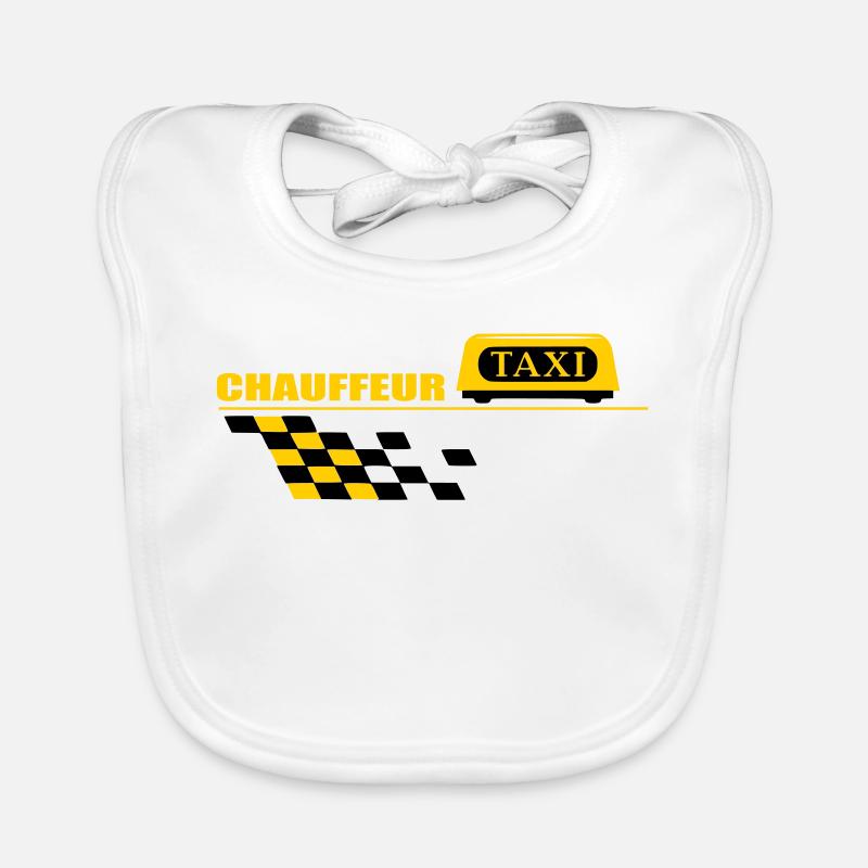 Taxi driver Organic Baby Bibs
