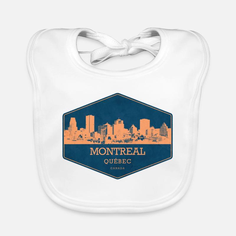 Montreal Canada Organic Baby Bibs