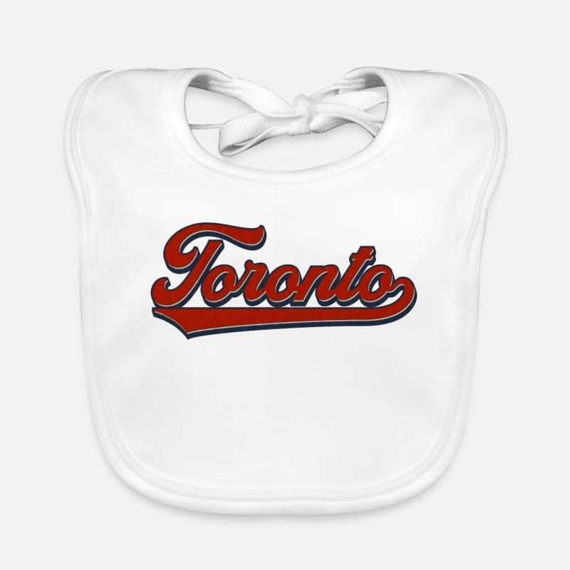 Script rétro de Toronto Bavoir bio Bébé