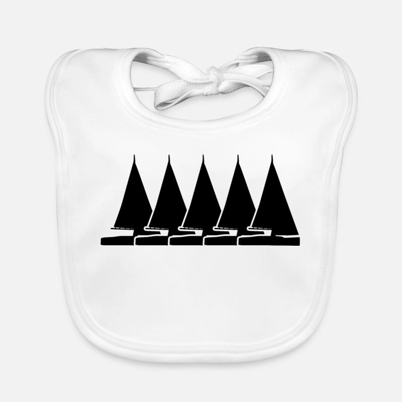 Segelboote Baby Bio-Lätzchen