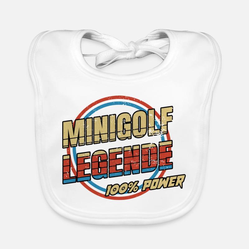 Minigolf Legend Organic Baby Bibs