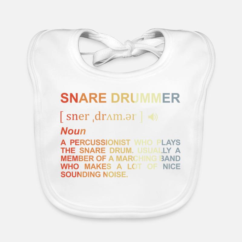 Percussionist Meaning Organic Baby Bibs