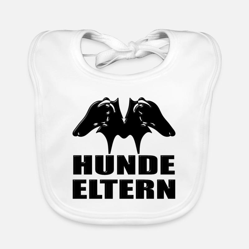 Hunde Eltern Baby Bio-Lätzchen