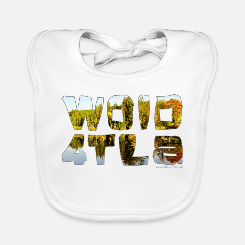 woid4tla - Wald4tler, Austrian dialect Organic Baby Bibs