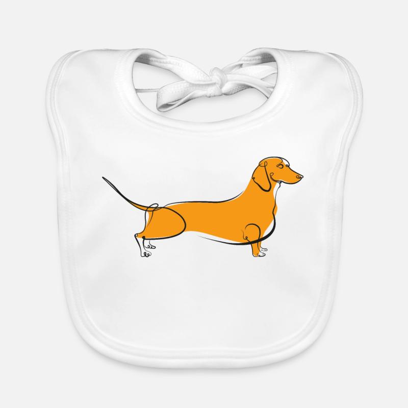 Gamme teckel Bavoir bio Bébé