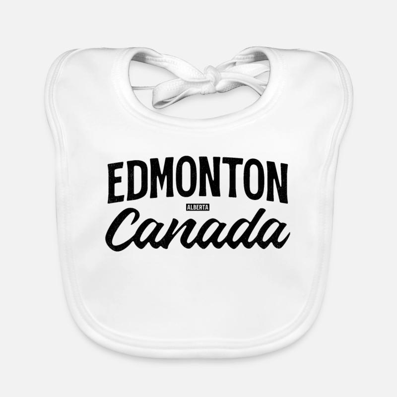 Edmonton, Alberta, Canada – Lettrage vintage Bavoir bio Bébé