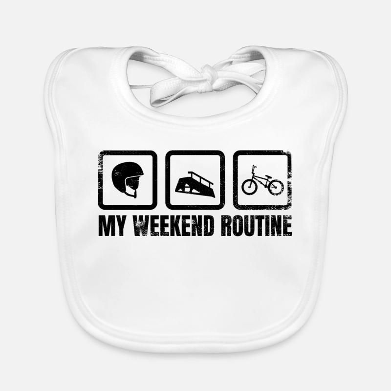 Week-end BMX Bavoir bio Bébé