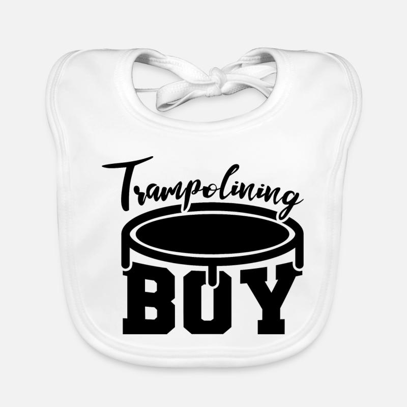 Drôle de pull trampoline Bavoir bio Bébé
